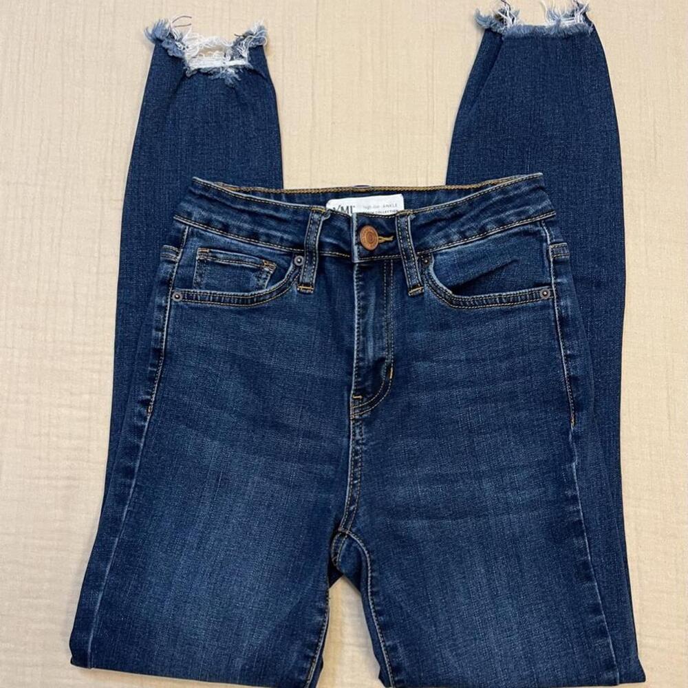 YMI high-rise ankle skinny jeans